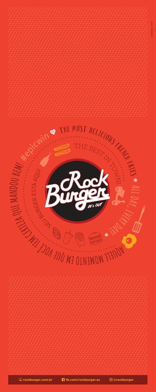 Rock Burger In & Out - Cardápio