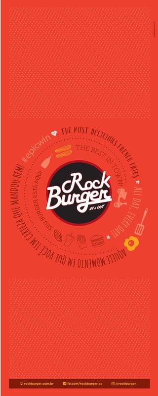 Cardápio Rock Burger In & Out