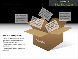 This is an example text. Go ahead an replace it with your own textexample text. This is an example text. Go ahead an replace it with your own textexample text. This is an example text. Go ahead an replace it with your own textexample text. This is an example text. Go ahead an replace it with your own textexample text. This is an example text. Go ahead an replace it with your own textexample text. Your own sub headline Cardboard Boxes This is an example text. Go ahead an replace it with your own text. This is an example text. Go ahead and replace it with your own text. Go ahead and replace it with your own text. This is an example text 