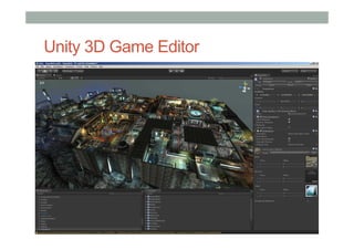 Unity 3D Game Editor
 
