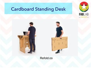Cardboard Standing Desk
Refold.co
 