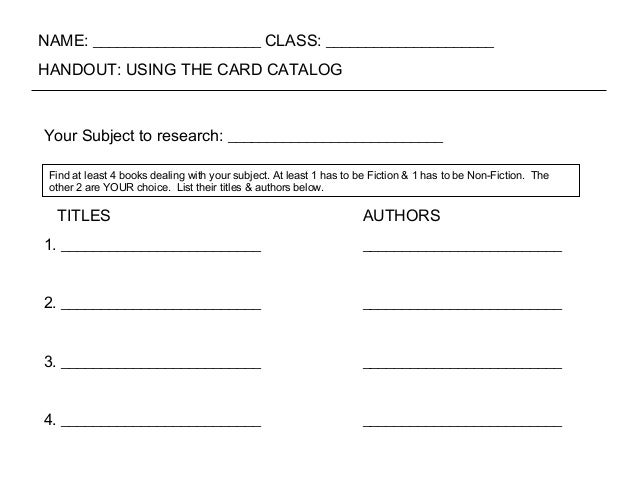 Card catalog (library)