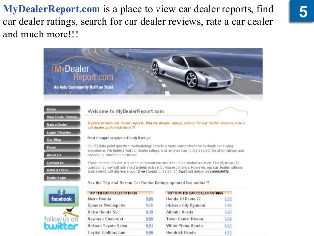 Auto Dealer Review Sites