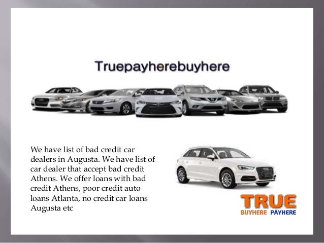 where can i buy a car with bad credit near me