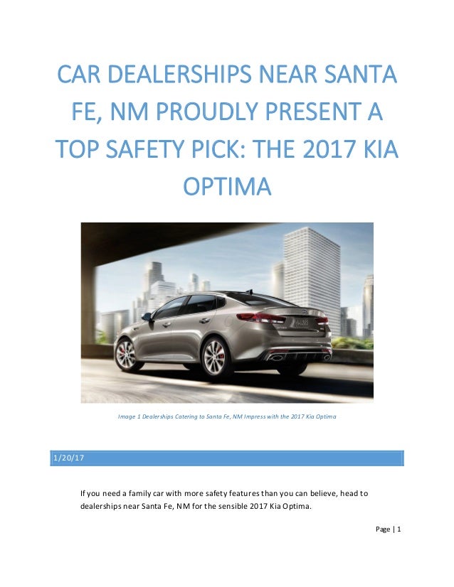 Car Dealerships near Santa Fe, NM Proudly Present a Top