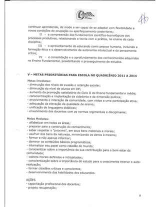 Plano Gestão EE Cardeal Leme