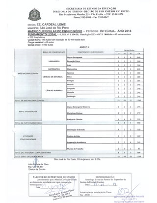 Plano Gestão EE Cardeal Leme