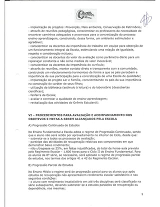 Plano Gestão EE Cardeal Leme