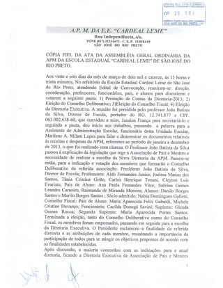 Plano Gestão EE Cardeal Leme