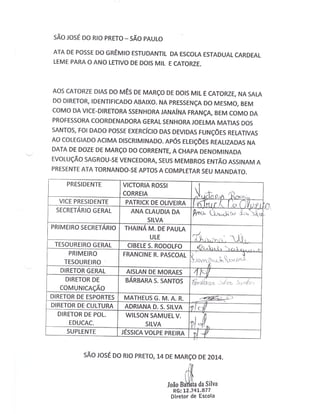 Plano Gestão EE Cardeal Leme