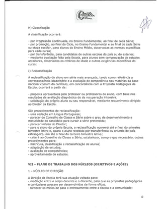 Plano Gestão EE Cardeal Leme