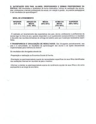 Plano Gestão EE Cardeal Leme