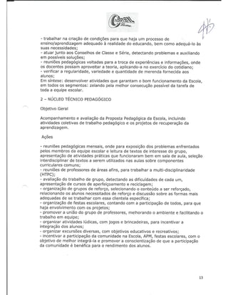 Plano Gestão EE Cardeal Leme