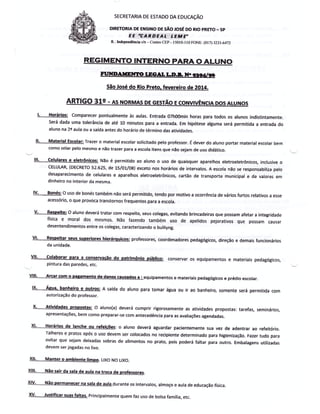 Plano Gestão EE Cardeal Leme