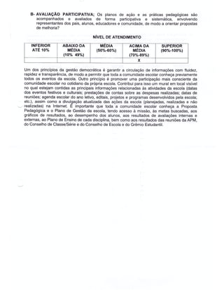 Plano Gestão EE Cardeal Leme