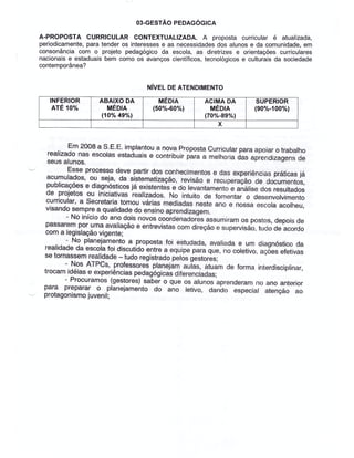 Plano Gestão EE Cardeal Leme