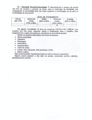 Plano Gestão EE Cardeal Leme