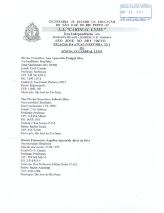 Plano Gestão EE Cardeal Leme