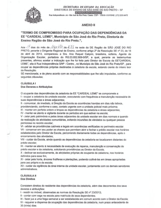 Plano Gestão EE Cardeal Leme