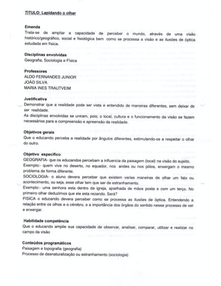 Plano Gestão EE Cardeal Leme