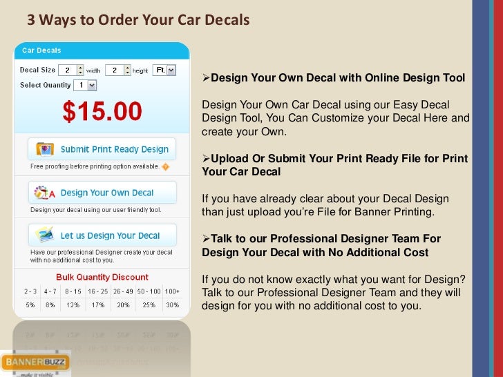 Car Decals Fulfills Advertising And Personalization Requirement For Y
