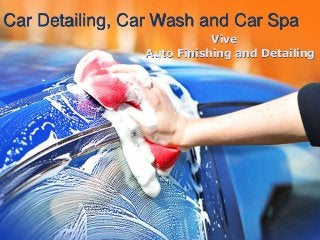 Car Detailing, Car Wash and Car Spa
Vive
Auto Finishing and Detailing

 