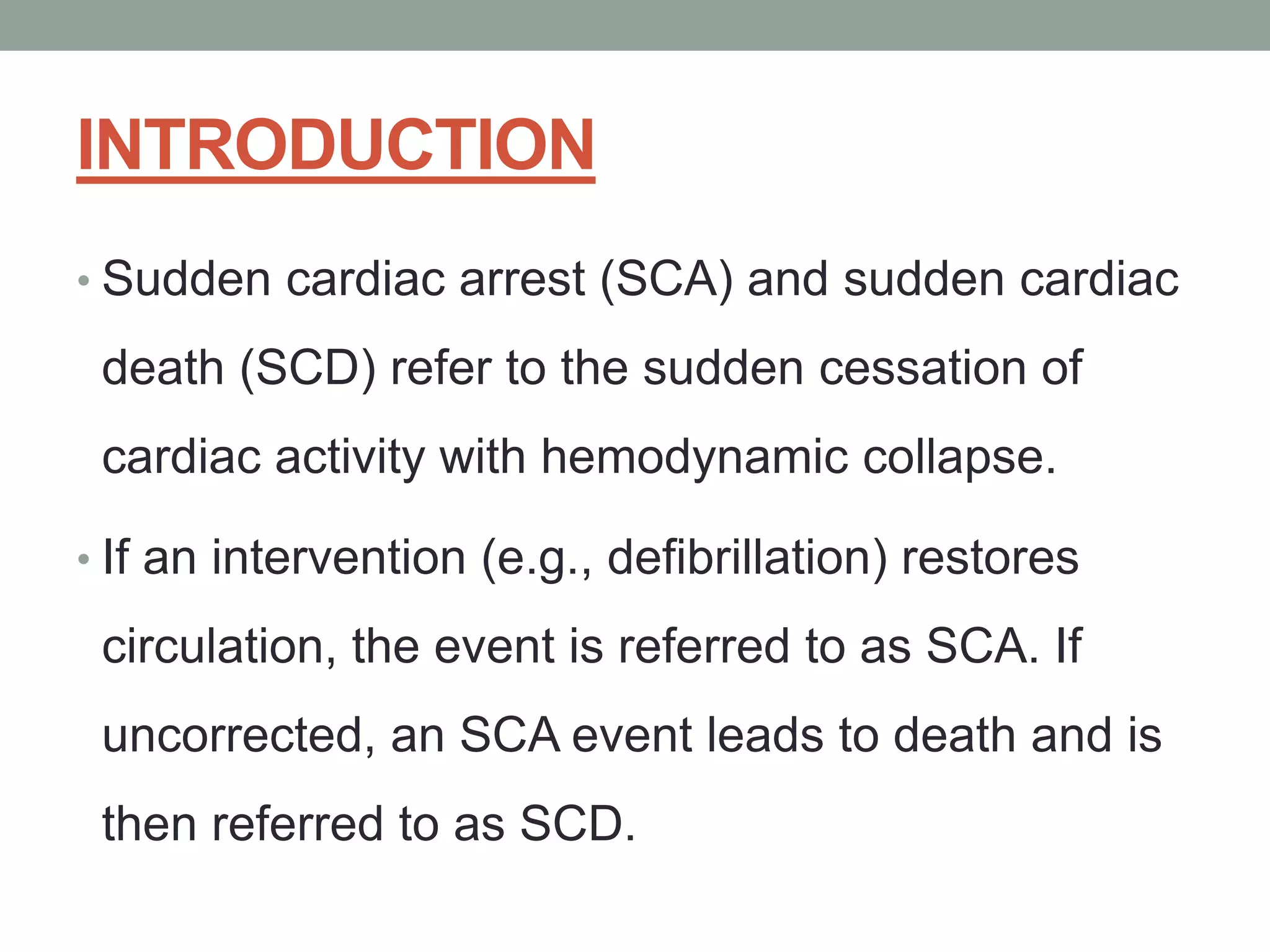 Cardiac arrest | PPTX | Lung and Respiratory Health | Diseases and