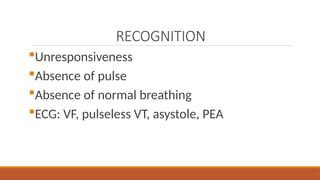 Cardiac Arrest Alamgir & Management by DR | PPTX
