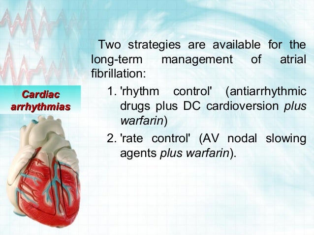 arrhythmia treatment warfarin