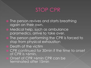 Cardiac arrest  and CPR