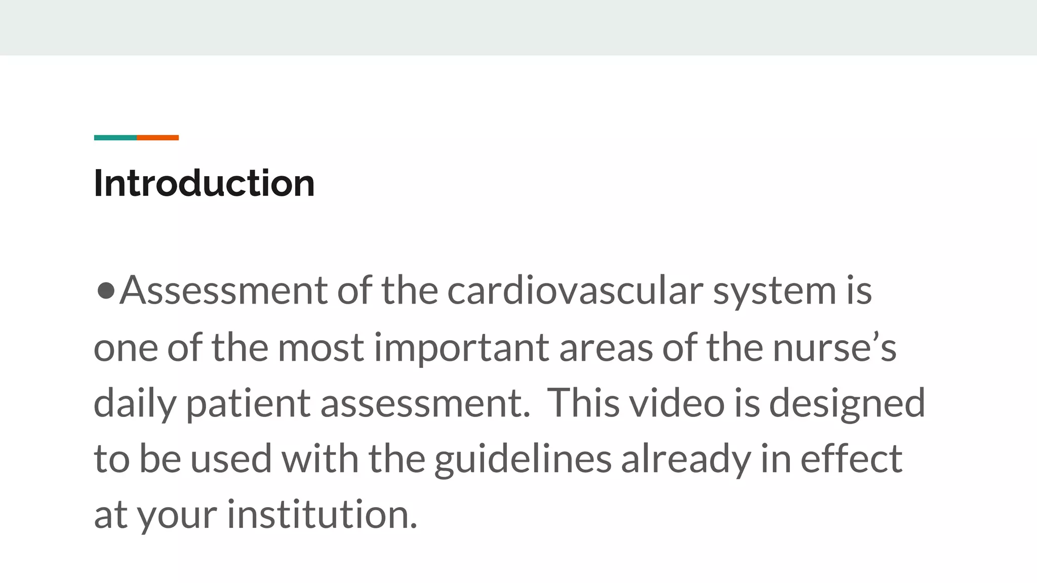 Cardiac assessment | PPTX