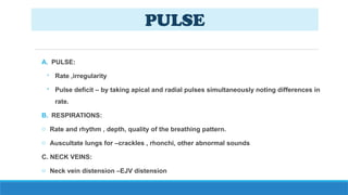 Pulse Deficit Method Cardiac assessment cardiovascular assessment | PPTX