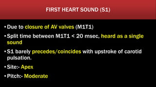 Cardiac auscultation | PPTX