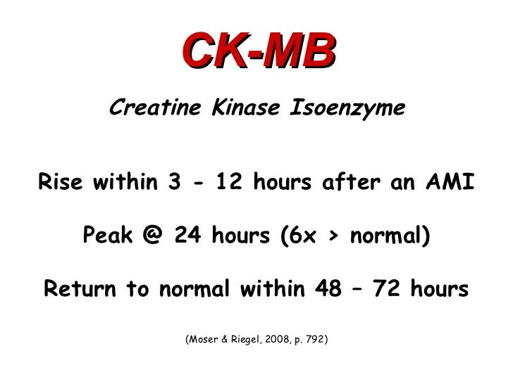 Ck Mb Blood Test Normal Range