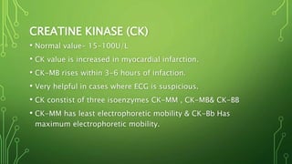 Cardiac biomarkers | PPTX