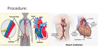 Cardiac Catheterisation procedure in adults .pptx