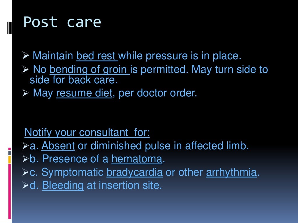 Cardiac catheterization at a glance (including instruments, view, dye)