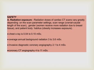 Radiation Risk Ct List Coronary CT Angiography | PPTX