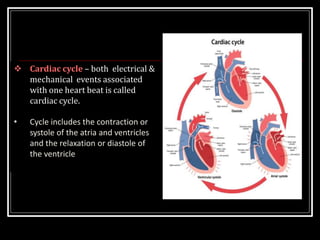 Cardiac cycle | PPTX