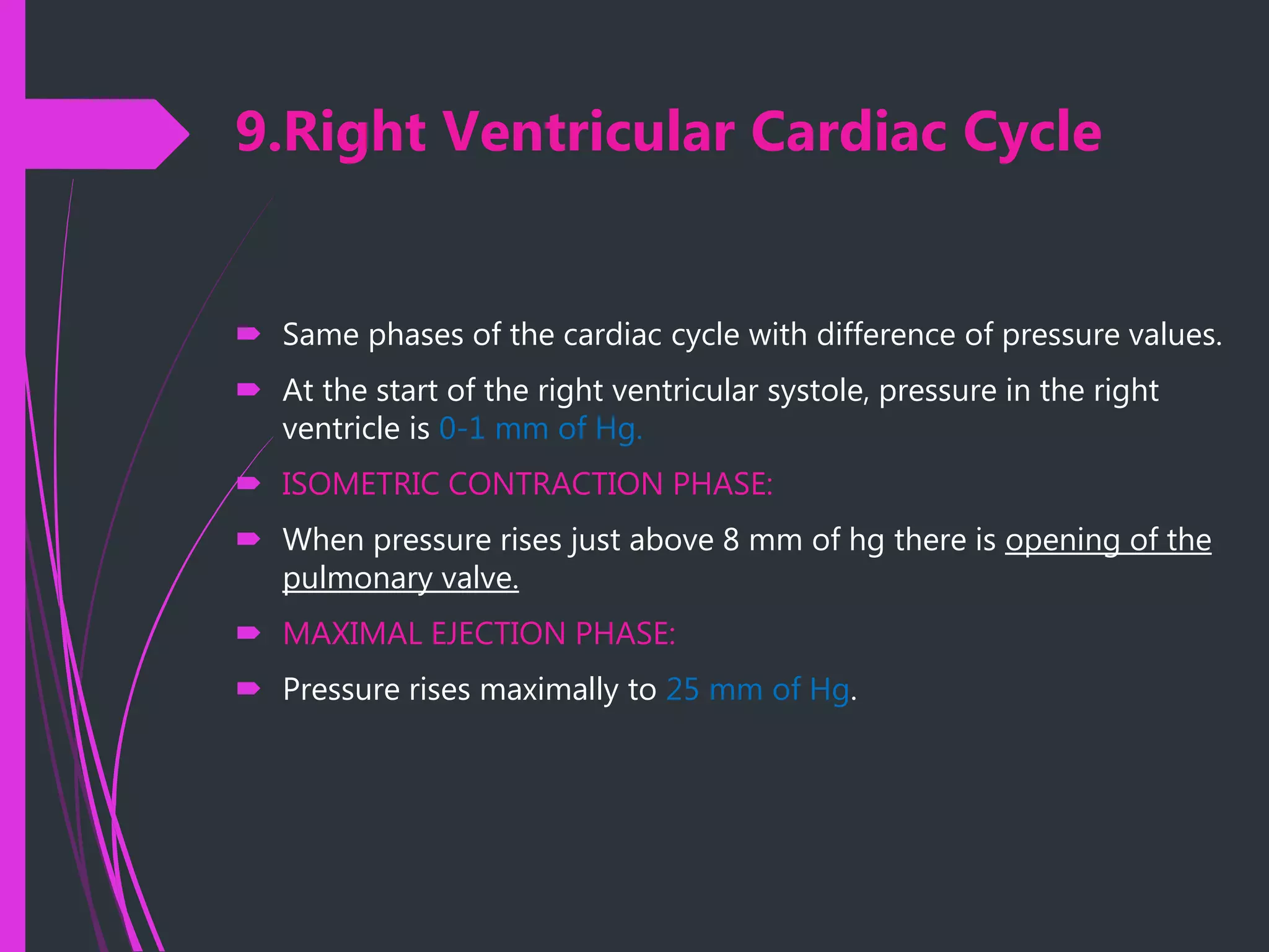 Cardiac cycle (The Guyton and Hall physiology) | PPTX