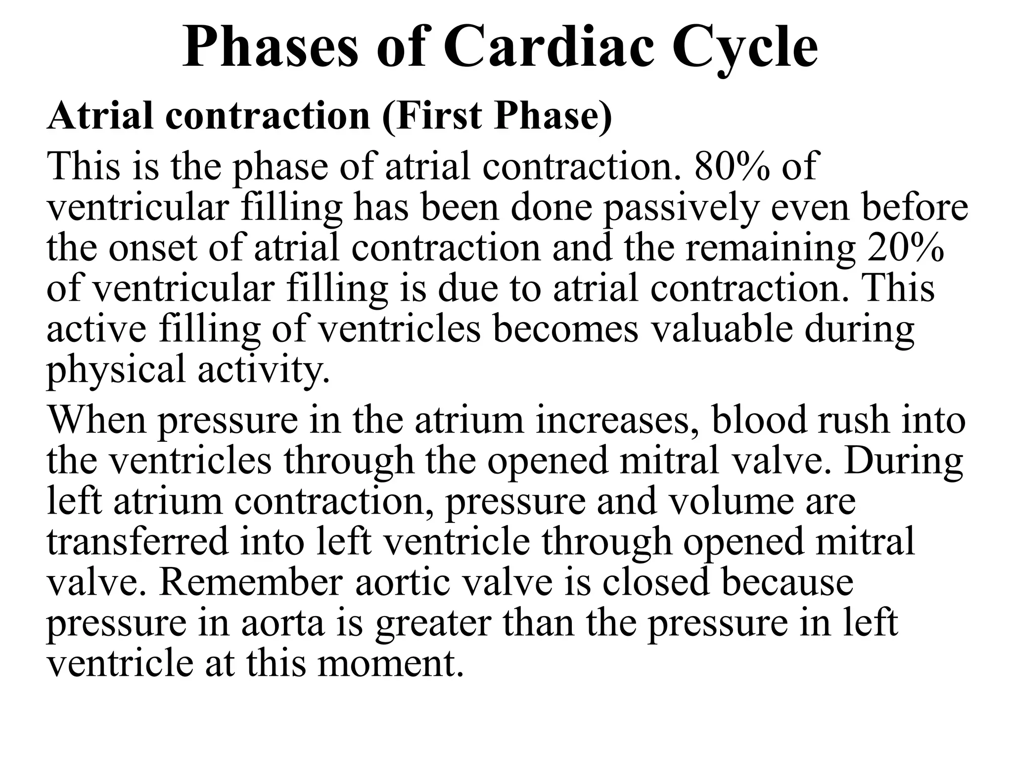 cardiac cycle PDF Systole and diastole | PDF | Heart and Cardiovascular ...