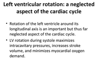 Circulator L Rotation Cardiac cycle ppt (2) | PPT