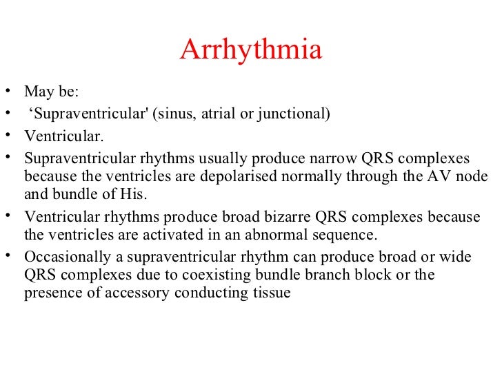Cardiac Dysrhythmias