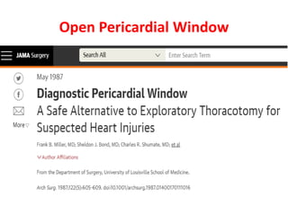 Cardiac injuries copy | PPTX