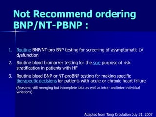 Cardiac Investigation In Heart Failure | PPT