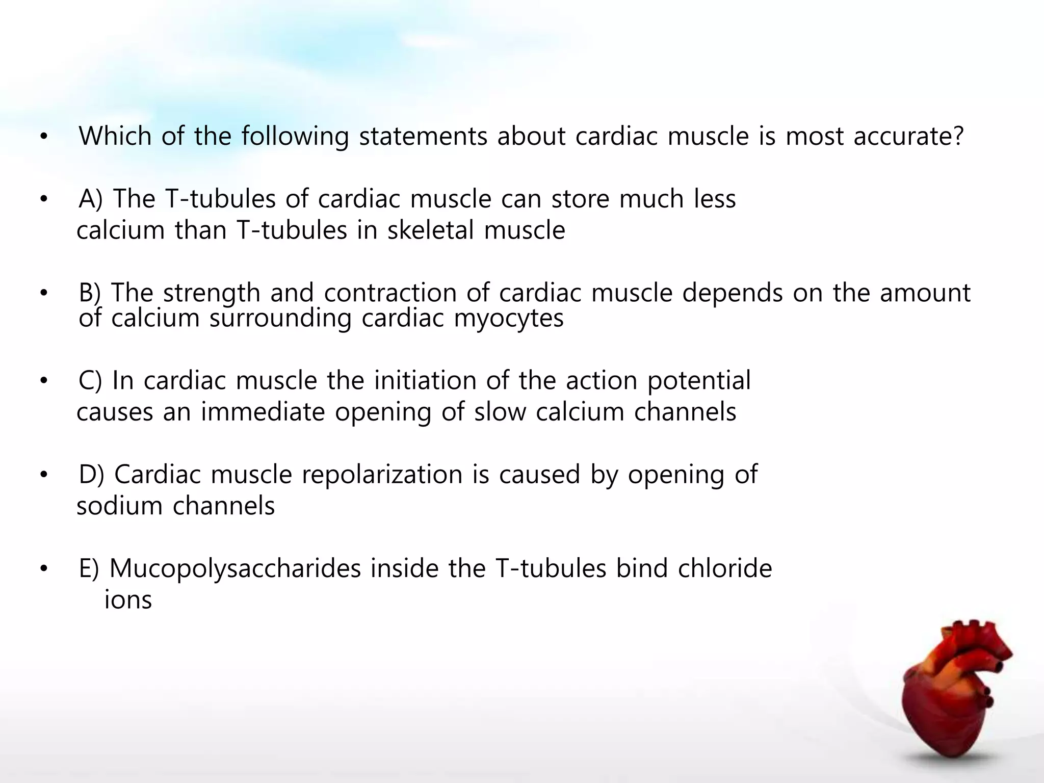 Cardiac muscle physiology | PPTX