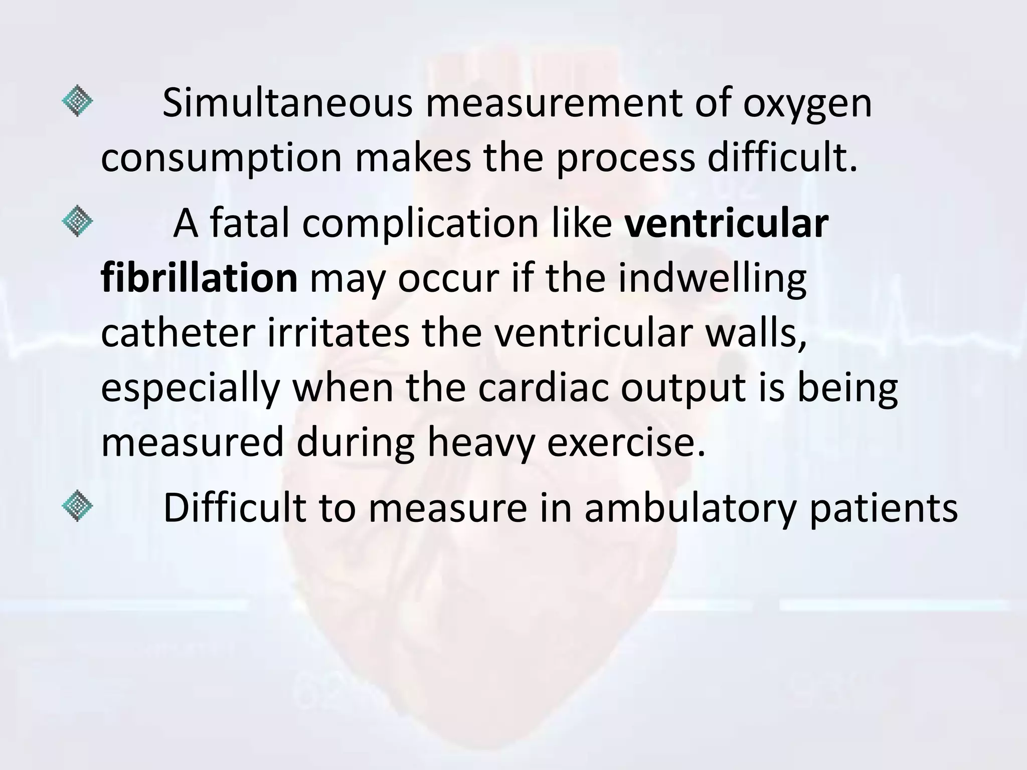 Measurement of cardiac output ppt