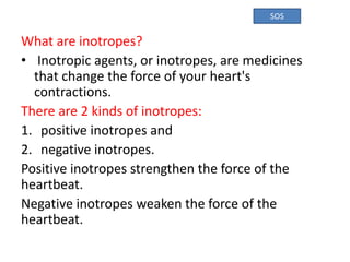 Types Of Inotropes Cardiac Output.pptx FOR STUDENTS OF BHMS | PPTX