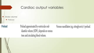 Cardiac Output variable.pptx physiological process of cardiac output | PPTX