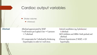 Cardiac Output variable.pptx physiological process of cardiac output | PPTX